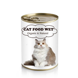 390g wet cat food can