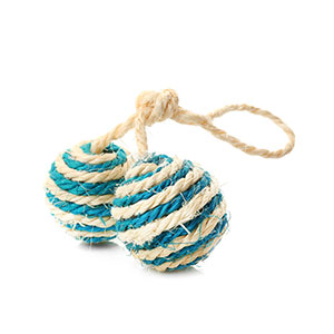 2 jute balls