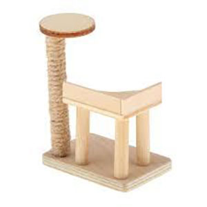 cat stool with post